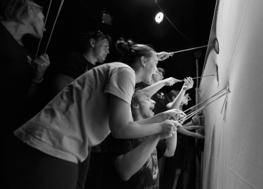 Тринадцатая театральная школа Карелии «Твой выход» была посвящена знакомству с театром теней, карельскими сказкам и творчеству Тамары Ю...